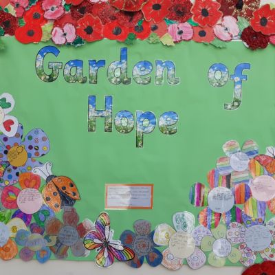 St Mary's Garden of Hope display